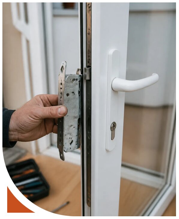 Ремонт замка пластиковой двери в Смоленске от 2564 р. | Разлок-Смл
